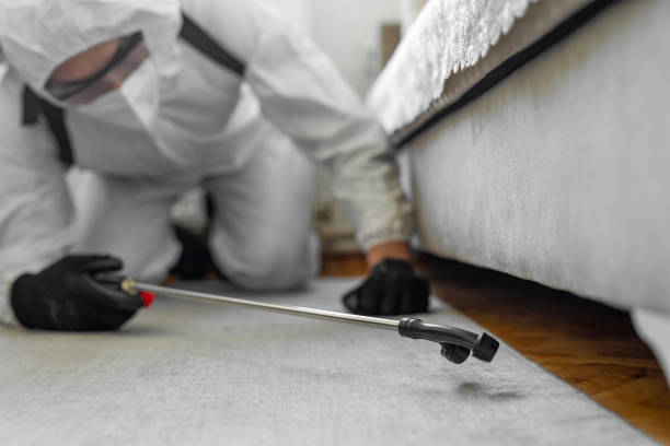 Professional Mosquito Control technician working in Puget Island, WA